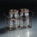 Diamond Star Diamond Star 94003 8.5 x 3.5 x 5.5 in. Glass Jar Se; tblack 94003